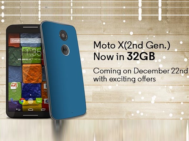 Moto X (Gen 2) 32GB to Go on Sale in India on Monday