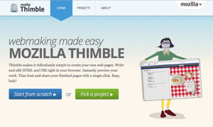 Mozilla Thimble helps you to make your own website