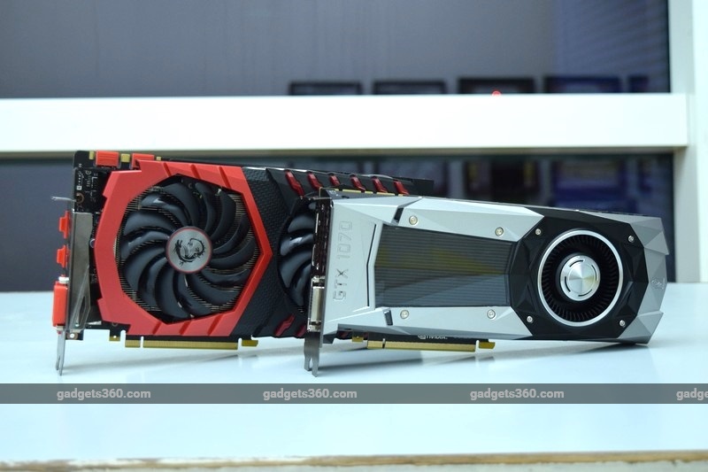 Msi Geforce Gtx 1070 Gaming X And Nvidia Geforce Gtx 1070 Founders Edition Review Ndtv Gadgets 360