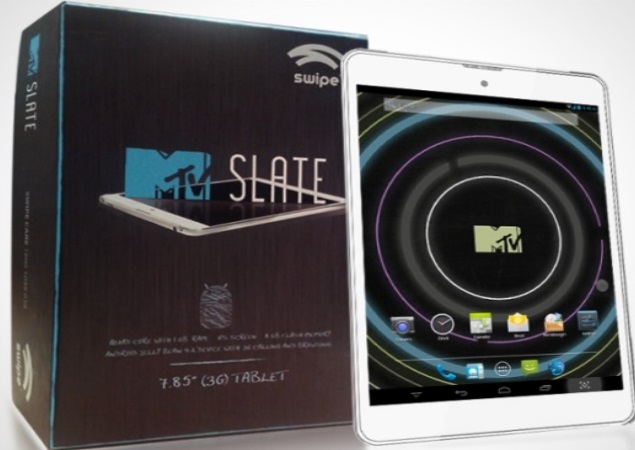 Swipe MTV Slate tablet with Android 4.2, voice-calling launched for Rs. 14,999