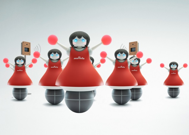 Robot Cheerleading Squad Showcases Murata's Latest Sensor Technology