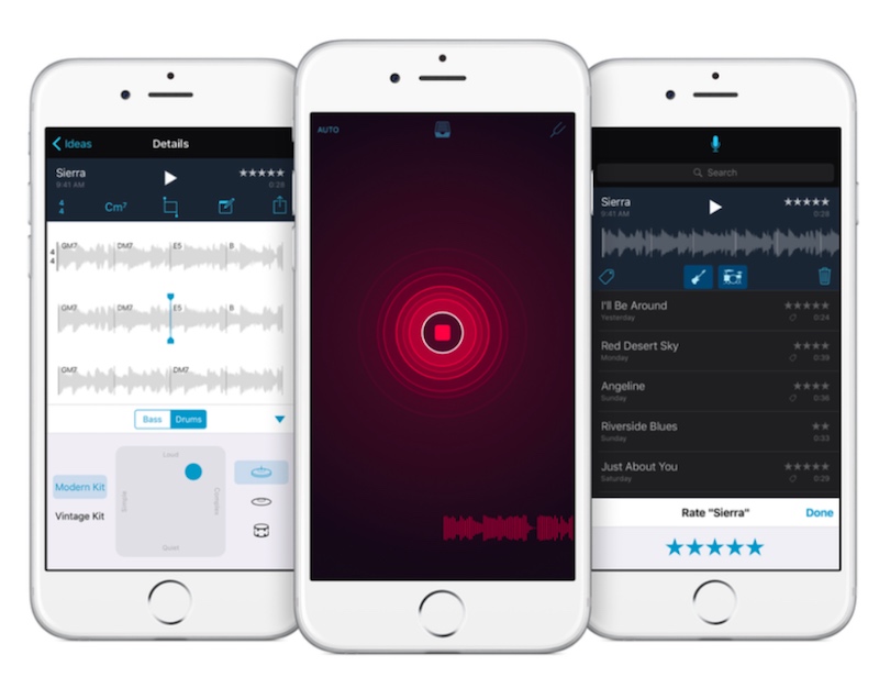 Apple's Music Memos App Makes It Easier to Jot Down Song Ideas; GarageBand Gets an Update