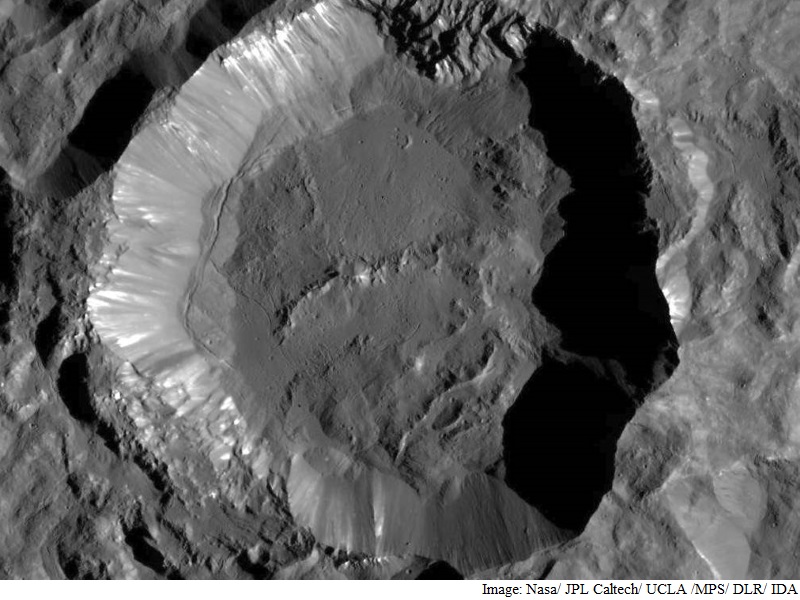 Nasa's Dawn Probe Reveals Finer Details of Crater on Ceres