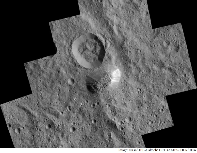 Nasa's Dawn Spacecraft Spots Mountain on Dwarf Planet Ceres