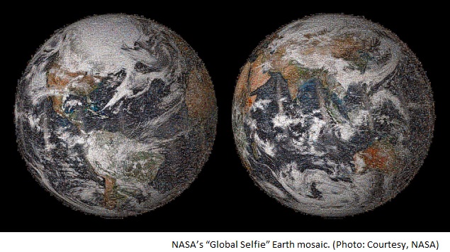 Nasa Shares a 'Global Selfie'