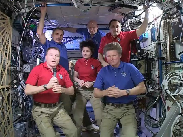 ISS Crew Members Leave Orbital Outpost for Delayed Return to Earth