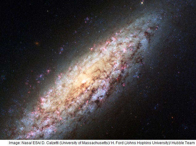 Nasa's Hubble Telescope Shows Brighter Side of Lonely Galaxy