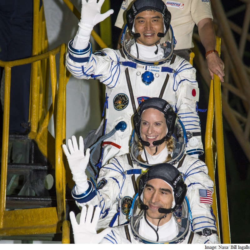 Three Astronauts Blast Off for ISS in Upgraded Soyuz Craft