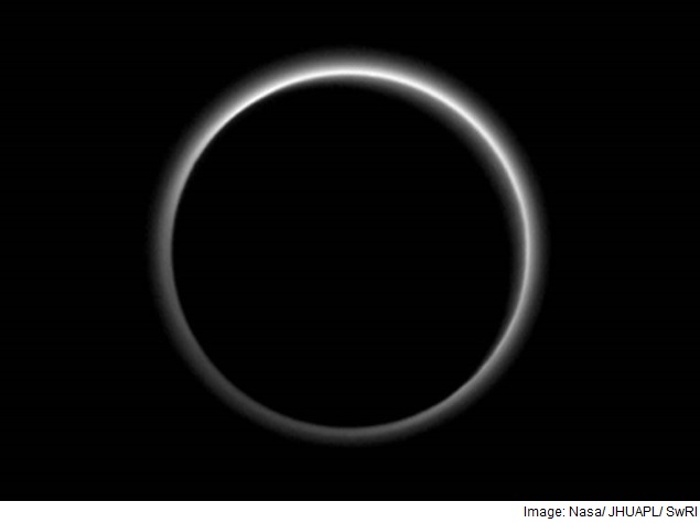 Nasa's New Horizons Probe Shows Pluto Wrapped in Haze, Ice Flows