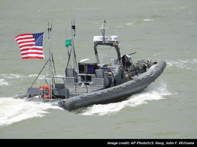 Self-Guided Unmanned Patrol Boats Make Debut for US Navy