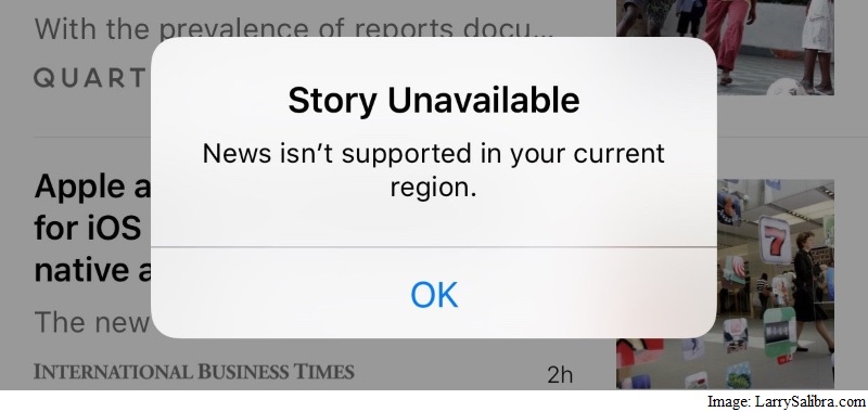 Apple Disables News App in China, Reflecting Censors