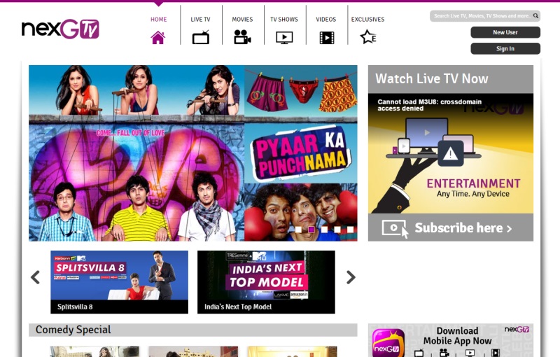 nexGTv Launches New Mobile TV Entertainment Packs