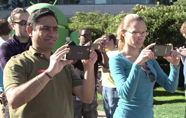 Possible Google Nexus 4 successor spotted in Android KitKat official video