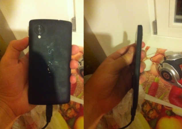 Nexus 5 pictured in new leaked images, revealing rear and side panels