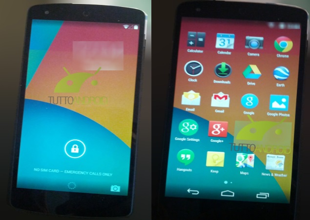 Nexus 5 leaked again, reveals build, more Android 4.4 KitKat features