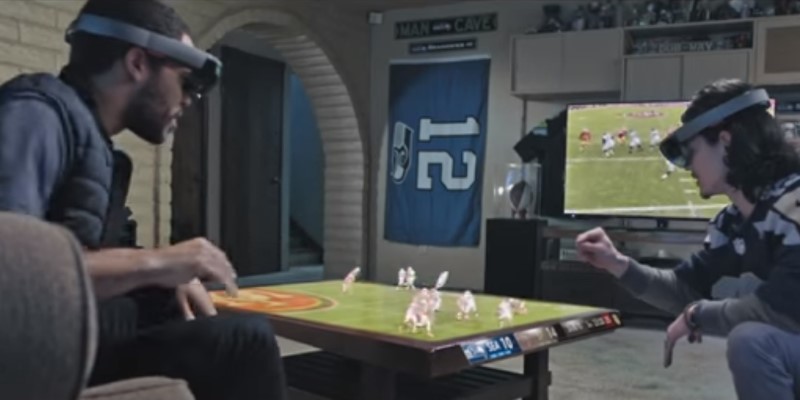 Microsoft Shows Off Possible Future of Football Viewing With HoloLens