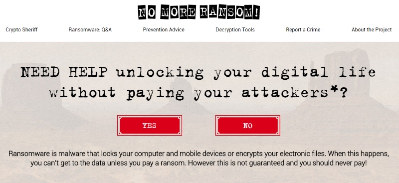 No More Ransomware, a New Way to Fight Back When Your Data's Taken Hostage
