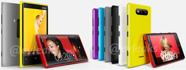 Nokia Lumia 920 with PureView and Lumia 820 show up online