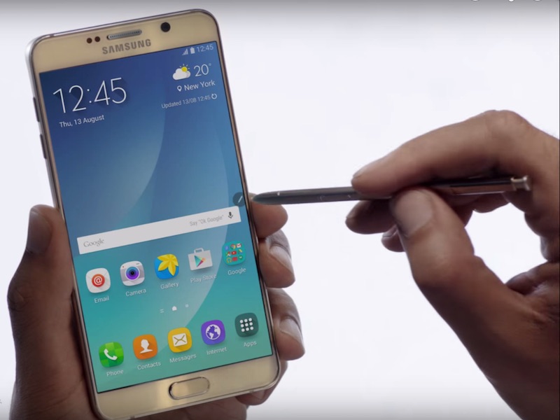 Samsung on Galaxy Note 5 'Design Flaw': Read the User Manual