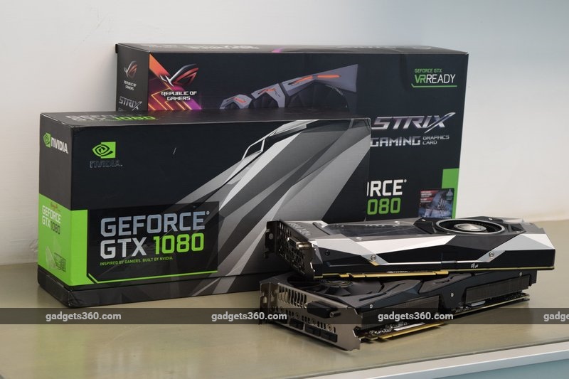 Asus Strix GeForce GTX 1080 and Nvidia GeForce GTX 1080 Founders