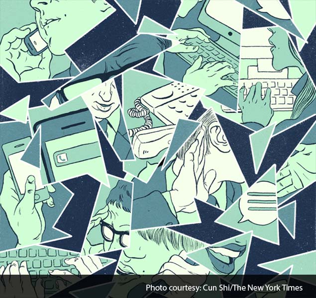 Messages galore, but no time to think