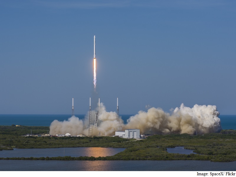 SpaceX Launches Futuristic Pop-Up Room, Lands Rocket at Sea