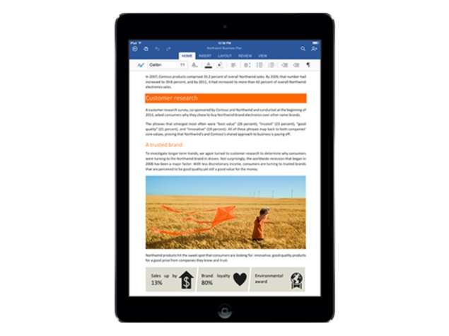 Microsoft Office for iPad review