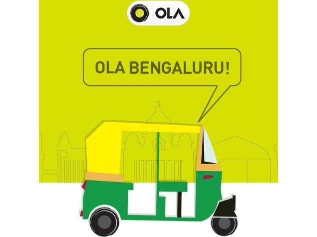 Now Book Auto Rickshaws in Bangalore via Ola Cabs