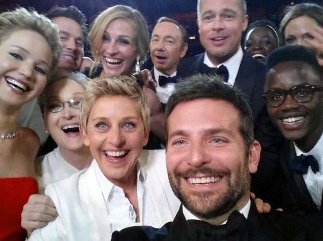 Ellen DeGeneres' Oscar celeb selfie a landmark media moment