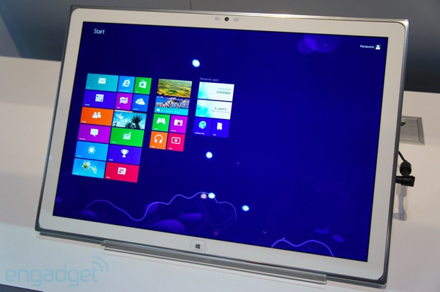 Panasonic shows off a 20-inch 4K Windows 8 tablet at CES