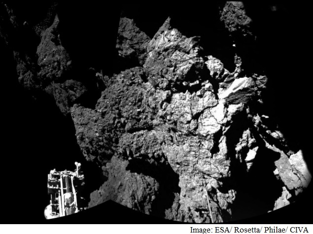 Philae Lander Sends Back First Photos From Comet Surface: ESA