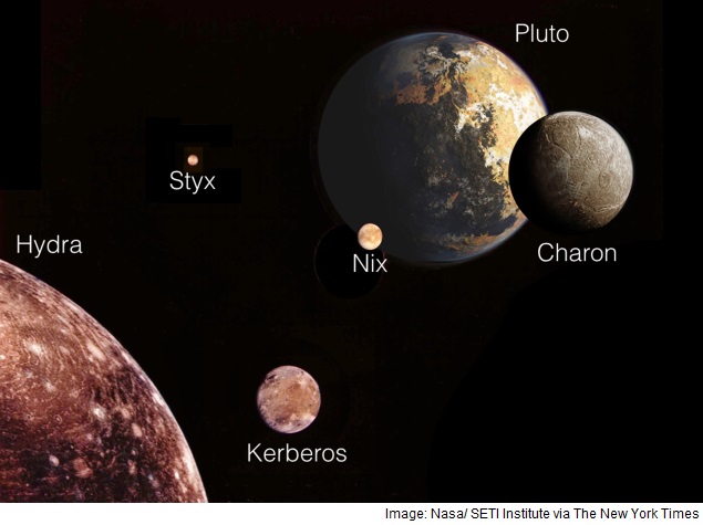 Astronomers Describe the Chaotic Dance and Planetlike System of Pluto's Moons