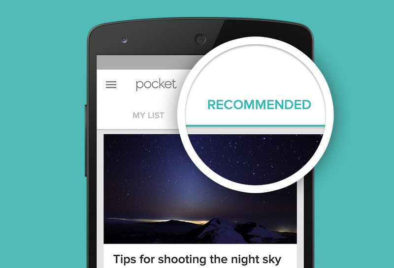 Pocket Read-It-Later App Now Recommends Interesting Stories