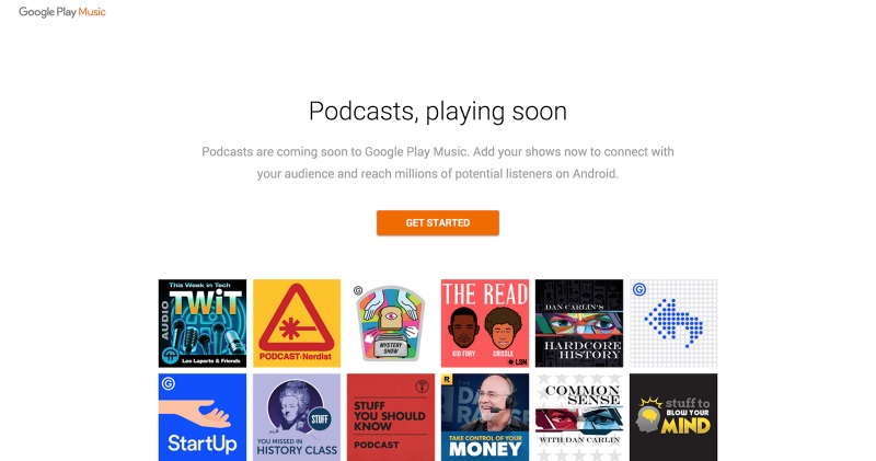 Google Play Music to Get Podcast Portal