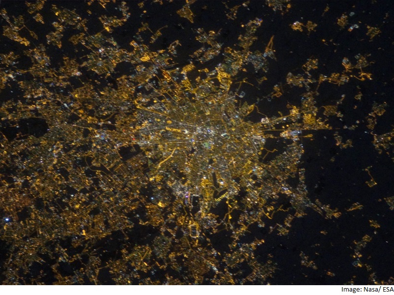 ISS Photos Help Scientists Measure Light Pollution on Earth