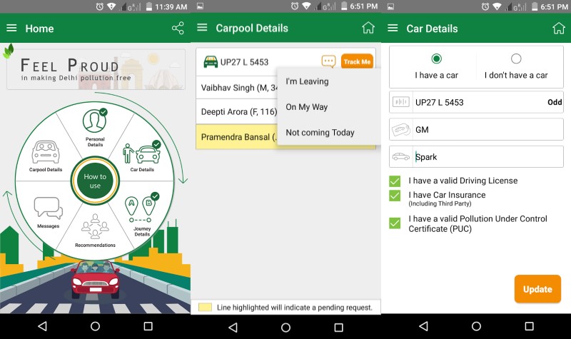 PoochO Carpool App Launched Ahead of Delhi's Odd-Even Scheme