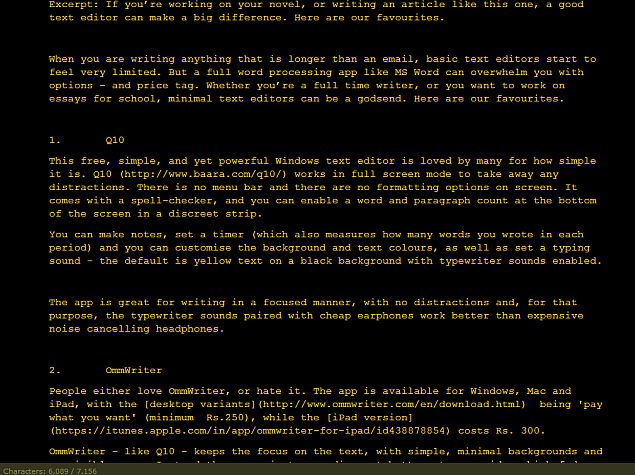 text editor black background for mac