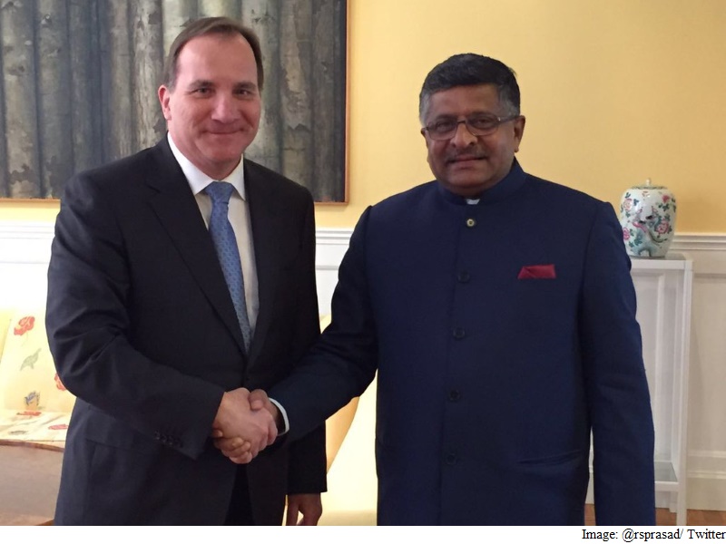 Prasad Meets Swedish Prime Minister, Discusses Cyber-Security Cooperation