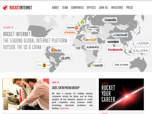 Rocket Internet Bets Big on New Online Markets