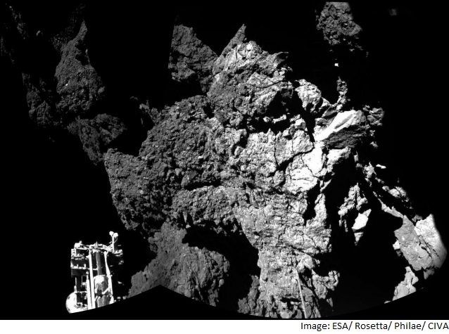 Philae Lander Finds Organic Material, Points to Microbial Life on Comet