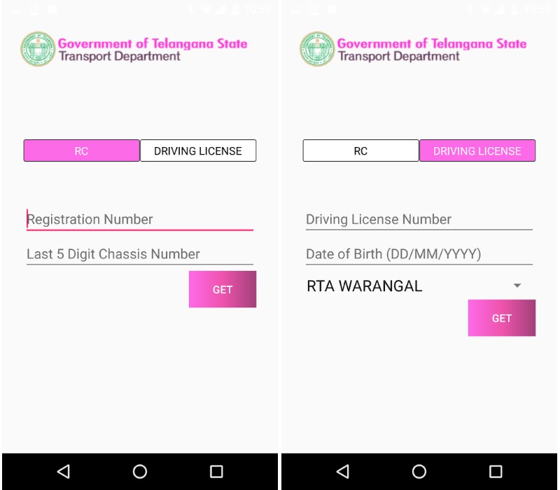 New App Stores Driving Licence, Other Vehicle-Related Documents