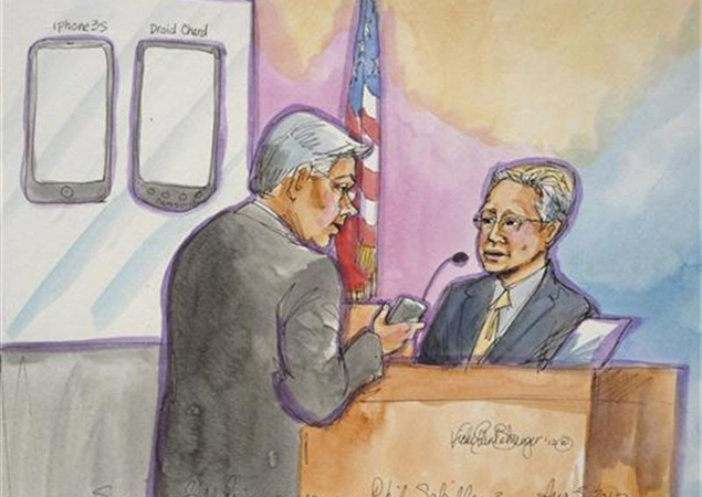 Courtroom tension boils in Apple-Samsung showdown