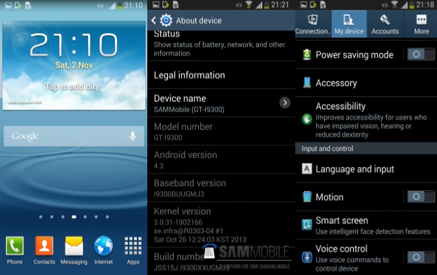 Samsung Galaxy S III Android 4.3 update now rolling out: Report