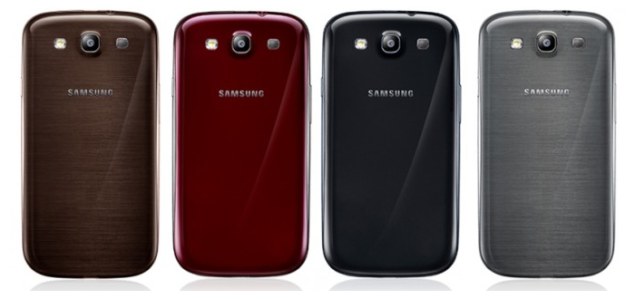 Samsung announces Brown, Red, Black and Grey colours for Galaxy S III