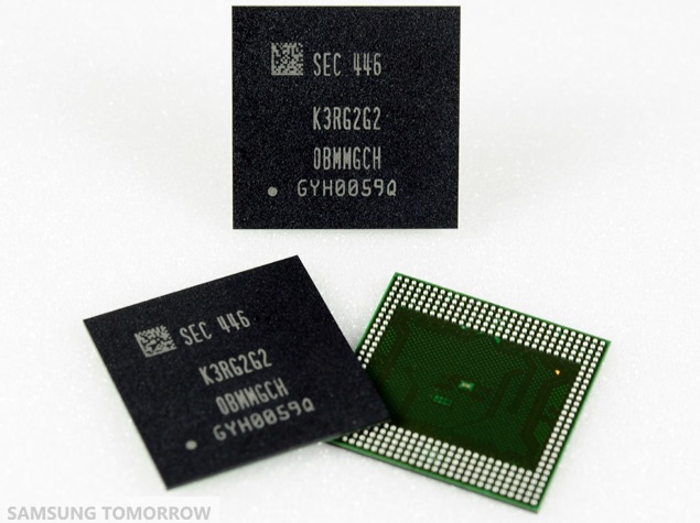 Samsung Starts Production of 8Gb LPDDR4 DRAM; 4GB Smartphones Due Soon