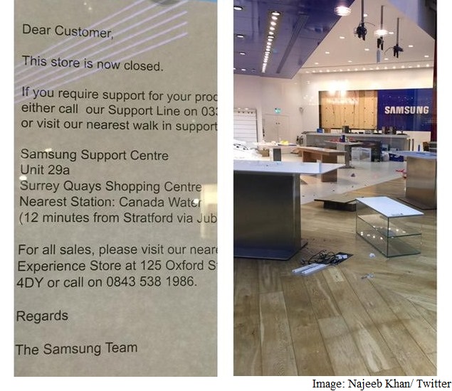 Samsung Shuts Down Its Flagship Experience Store in London