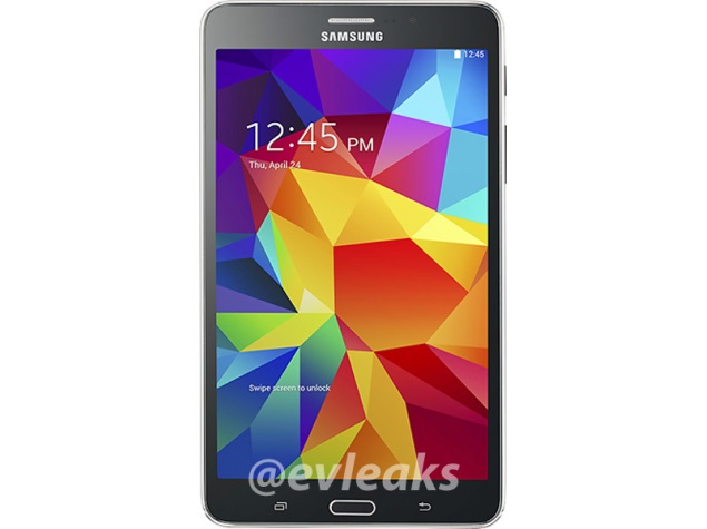 Samsung Galaxy Tab 4 7.0 tablet press render purportedly leaked