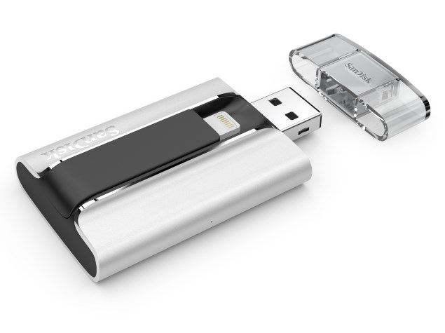 Lightning Flash Drive for iPhones and iPads by Sharper Image @