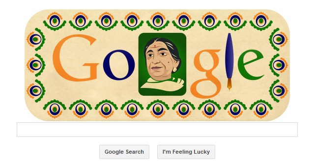 Google doodles tribute to Sarojini Naidu on her 135th birthday