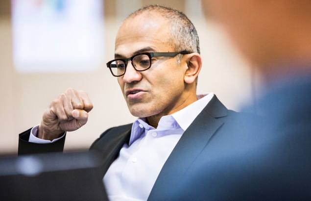 Microsoft CEO Nadella impresses Wall Street but stresses challenges